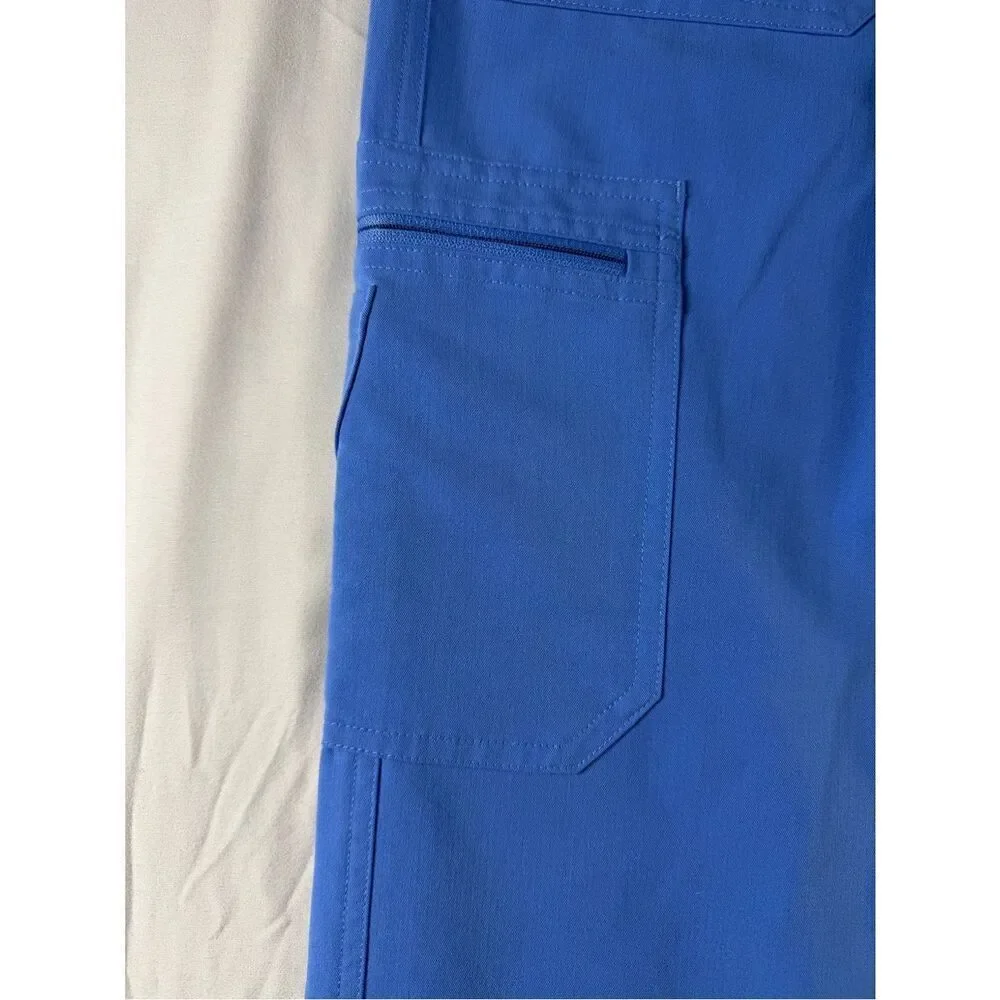 FIGS Mens Blue Cairo Cargo Scrub Pants